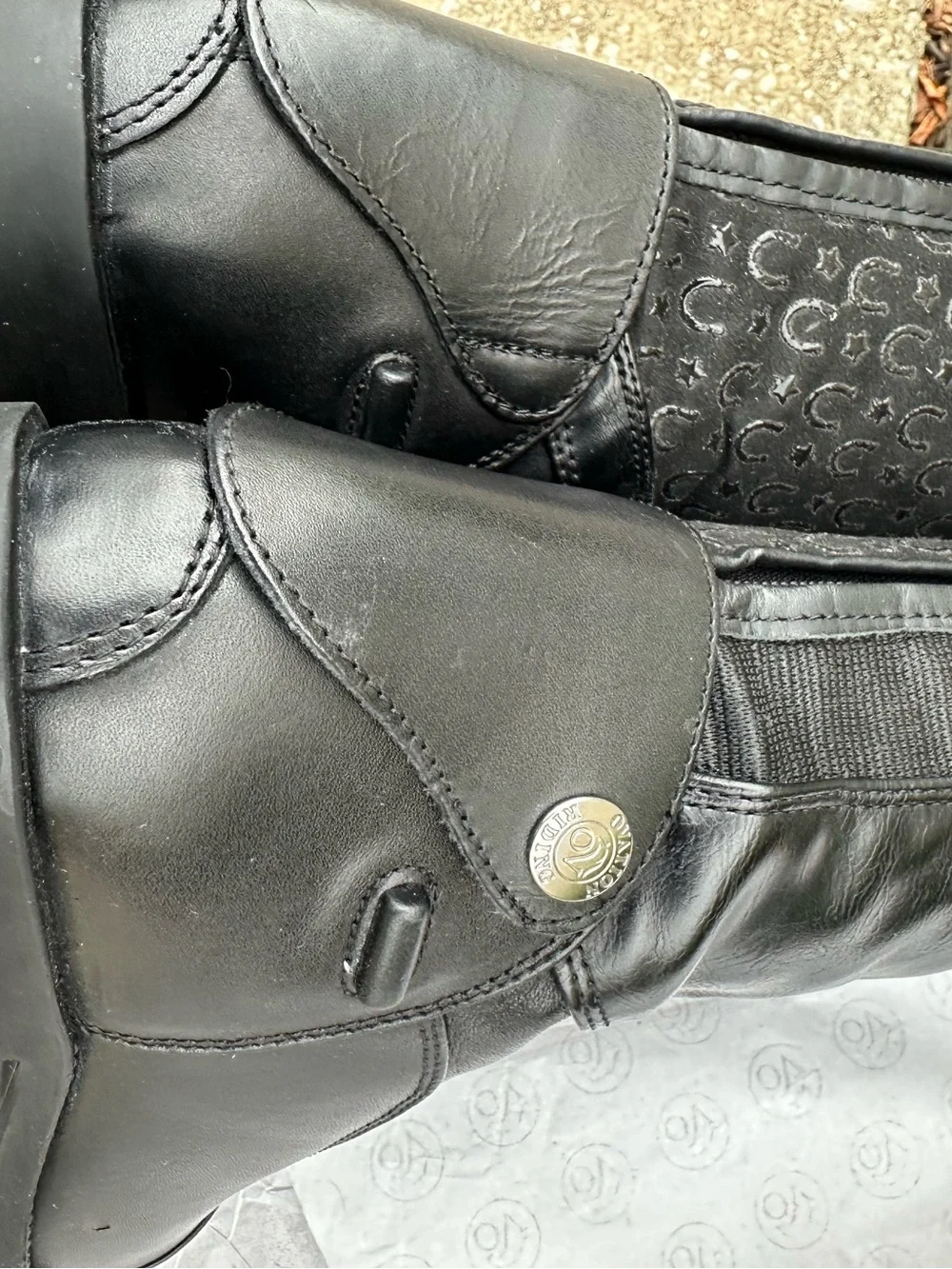 Ovation Black Women's Tall Riding Boots 8